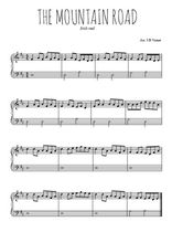 Téléchargez l'arrangement pour piano de la partition de The Mountain Road en PDF